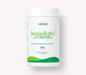 USANA Hepasil DTX Liver Support Supplement with NAC, Milk Thistle, Curcumin & InCelligence Complex – Antioxidant & Cellular Support