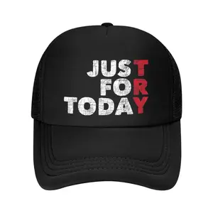 Just For Today - Sobriety Anniversary Sober AA NA Recovery mens Baseball Cap