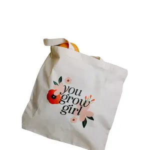 You Grow Girl Canvas Tote Bag - for women