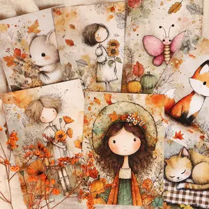 32sheets Floral Gir Classic Pinup Illustrations Collectible Decorative Painting DIY Scrapbook Paper, for Picture Frame Decoration, Waste Diary Cover, Scrapbooking Supplies, Mini Gift Packaging, Diary Accessories, Journaling Supplies, Scrapbook Accessories