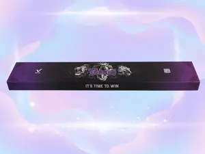 EVO BEAST Maxbing Edition – Amethyst Lion Carbon + Glass Fiber Pool Cue Kit, 29 in Carbon Shaft, 12.5 mm TIME Tip, 3/8-8 Stainless Joint, Croc-Embossed Wrap, 6 in Extension, Glove & Chalk – Power, Control, Elegance
