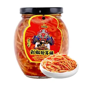 Sichuan Flavor Chopped Fish Mint 350g - Authentic Guizhou Spicy Pickles & Rice Topping