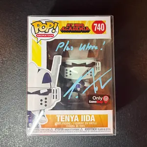 My Hero Academia Tenya Ida GameStop Exclusive Signed Autographed Funko Pop