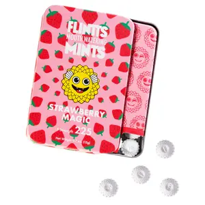 Flintts Super Strong Strawberry Mints
