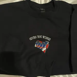 “Gives You Wings” Embroidered Hoodie