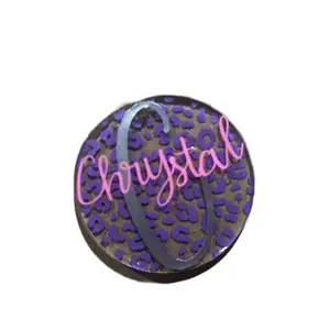 Name Keychain -Glitter Design with Tassel - Personalized with name