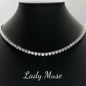925 silver   Length: 18 inches # fashionable style, easy to match/fully inset with diamonds, exquisite craft