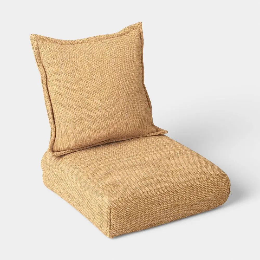 Faux Natural Knit Deep Seat Cushion Set - Threshold