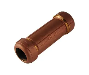 Brass G Coupling 1-1/2" Copper x 1-1/4" IPS Industrial Coupling Component for Precise Connection in Industrial Systems