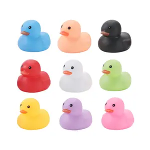 Colorful Baby Ducks Water Squeeze Toys, Little Yellow Ducks Bath Toys for Kids, Perfect Gifts for Milk Tea Shops