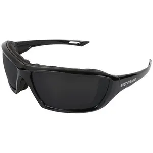 Radians Extremis Safety Glasses Black Frame Smoke Anti-Fog Lens Foam Seal ANSI Z87.1-2015 Protection