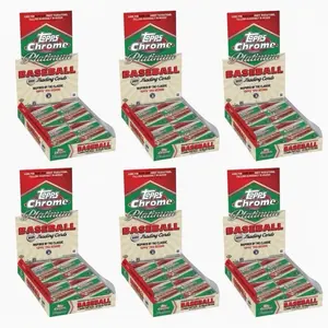 Break 228: 1/2 case (6 boxes) 2025 Topps Chrome Platinum Baseball Hobby Box