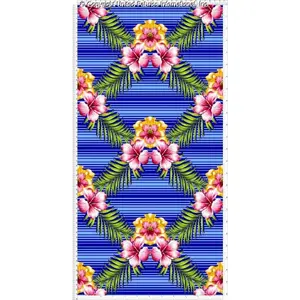 Challis Rayon Printed Surfside Luau, Floral Fabric, Rayon Fabric, Dress Fabric, Sewing Fabric