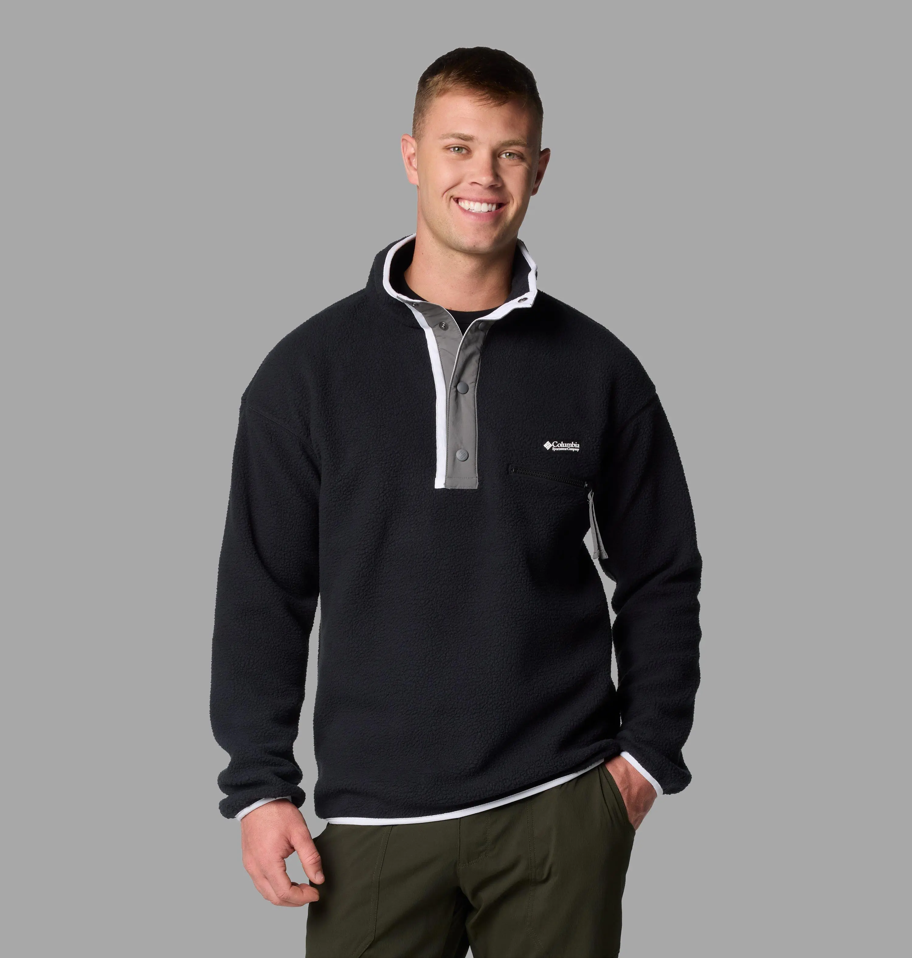 Men's Helvetia II Half Snap Fleece Pullover