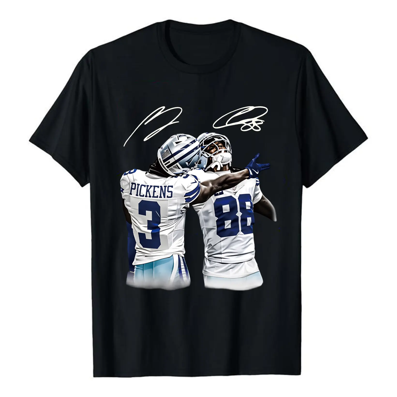 Unisex George Pickens & Ceedee Lamb We Dem Boyz T-Shirt, 100% Cotton Football Fan Tee