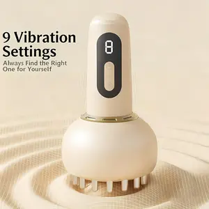 Portable smart electric durable massager, muscle massage gun with 21 attachments and 9 speeds, ideal for athletes, gym, home, and office use, deep tissue pain relief device for neck, back, shoulder, and body recovery