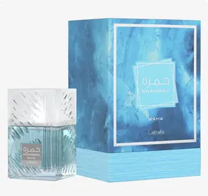 Lattafa Khamrah Waha EDP 100ml | Fresh Aquatic Unisex Perfume | Arabian Luxury Fragrance