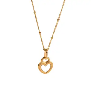 Double Sided Necklace and Earrings Stainless Steel Tarnish Free Waterproof Dangle Earrings Jewelry
