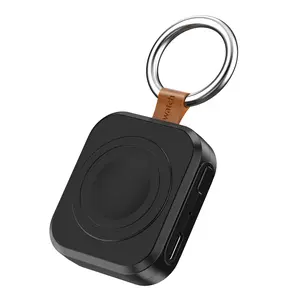 Portable Charger for Smart Watch Iwatch, 1200mah Power Bank with Charging Cable, Compatible with Series 10/9/8/7/se/5/4/3/2/ultra, Non-Button Cell Battery