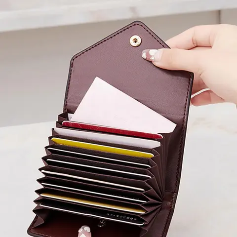 Unisex Minimalist Plain Card Holder, Casual Rfid-Blocking Mini Wallet, Lightweight PU Leather Coin Pocket, Perfect for Holidays, Suitable for Thanksgiving, Christmas, Valentine's Day, men's gift giving