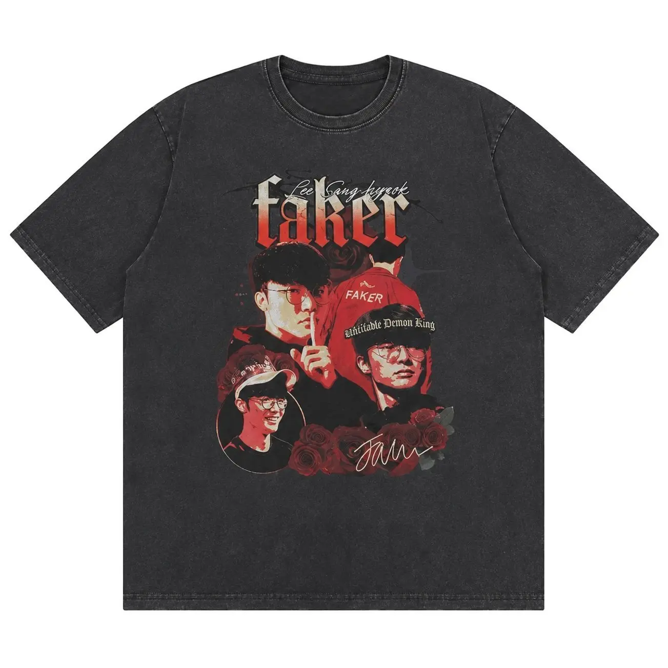 T1 LOL member homeground wash shirt, T1 Faker, T1 Doran, T1 Oner, T1 Peyz, T1 Keria, Gift for Faker's  fan, 2026 League of Legends World Championship shirt 2RY