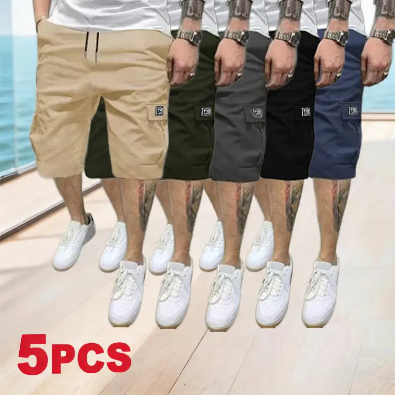 Khaki + Green + Gray + Black + Blue