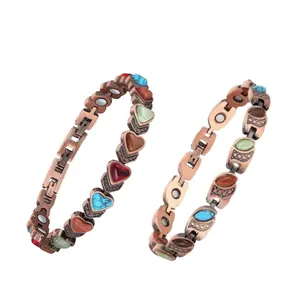 Women's Magnetic Therapy Copper Bracelet EnergyBalance & Sleep Support Hypoallergenic Design Ideal Mother's Day Gift for Wife's Fashion Jewelry