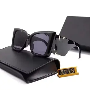 Oversized Black Square Sunglasses for Women, Luxury Fashion Chunky Frame Shades, UV Protection Retro Cat Eye Style Glasses for Driving Travel Beach Streetwear.