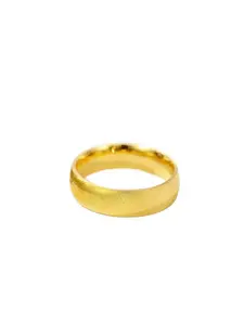 Minimalist Textured Alloy Band Ring, Stackable Plain Ring, Wear‑Resistant Daily Wear Fashion Accessory for Women