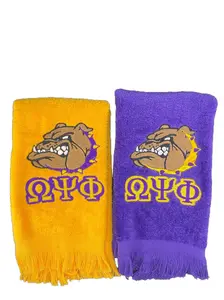 Omega Psi Phi Bulldawg Stroll Towel – Custom Embroidered Cotton