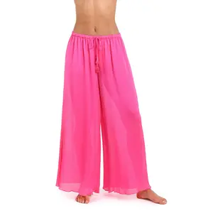 Sunshine 79 Radiance Crinkle Beach Pant - Bright Pink