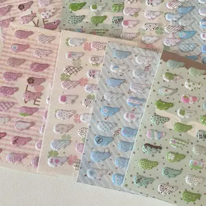 MINKYS New Arrival 1pc Kawaii Bubble Wings Stickers DIY Scrapbook Stickers Confetti Phone Camera Decoration Sticker