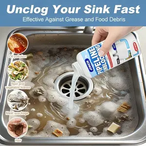 Super Strong Drain Cleaner Gel, Drain Clog Remover, Quickly Unclogs Kitchen Sinks, Toilets, and Basins, Essential Home Plunger Set, Brand Jokjok