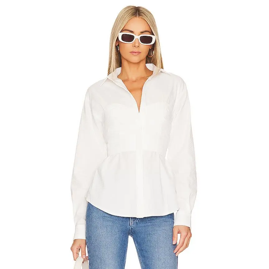 SOVERE Capture Corset Top in Milk