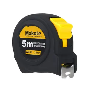 Heavy Duty Retractable Measuring Tape with Smooth Lock, Durable and Accurate for Home, Office, and Construction, Easy-to-Read Markings