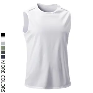 Men’s sleeveless T-shirt, men’s casual sports tank top, quick-drying, comfortable, breathable—ideal for everyday wear and sports/fitness; men’s tops | summer menswear