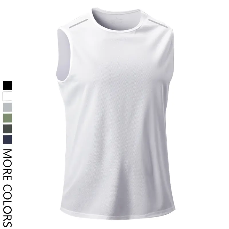 Men’s sleeveless T-shirt, men’s casual sports tank top, quick-drying, comfortable, breathable—ideal for everyday wear and sports/fitness; men’s tops | summer menswear