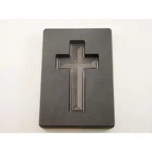5 oz Gold Custom Cross High Density Graphite Mold 3 oz Silver Made in The USA