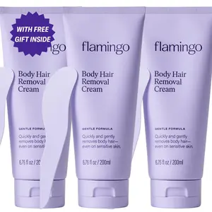 [Livestream] 3pcs Flamingo Body hair removal cream outdoorfun