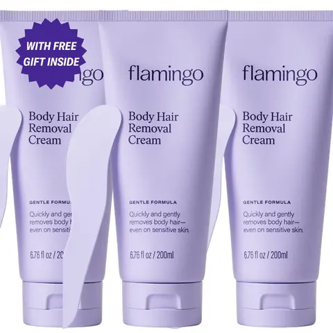 [Livestream] 3pcs Flamingo Body hair removal cream