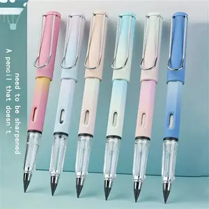 Sharpen Free Pencil Gradient Color Pen Holder, Ink Free Pencil ForDrawing And Writing, Erasable And Not Easily Broken Pencil, Office Supplies, School Supplies, Home Supplies, Back To School Gift, School Office Stationery, Student Stationery