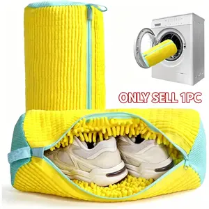 360° Deep Cleaning Shoe Washing Machine Bag, Reusable Laundry and Dryer Shoe Bags for Sneakers, Tennis Shoes, Stain-Free Cleaning Kit, Fits Most Sizes & Types, Durable Zipper, Protection for Shoes and Machine, Washing Machine Accessory, Laundry Products