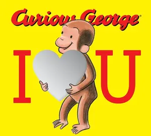 Curious George: I Love You Board Book with Mirrors (Curious George) by H. A. Rey [Board book]