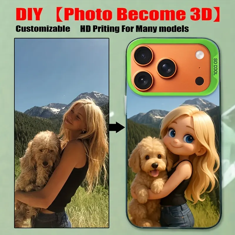 Custom Photo Phone Case – Please Send Image After PurchasePhoto Become 3D DIY Customizable High quality Phone Case Suitable for iPhone 17/17Pro/17Air/17ProMax/16/16e/16Plus/16Pro/16ProMax/15/15Plus/15Pro/15ProMax/14/14Plus/14Pro/14ProMax/13/13Pro/13ProMax