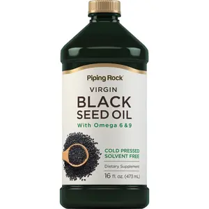 Black Seed Oil (Cumin Seed) - Cold Pressed, 16 fl oz (473 mL) Bottle