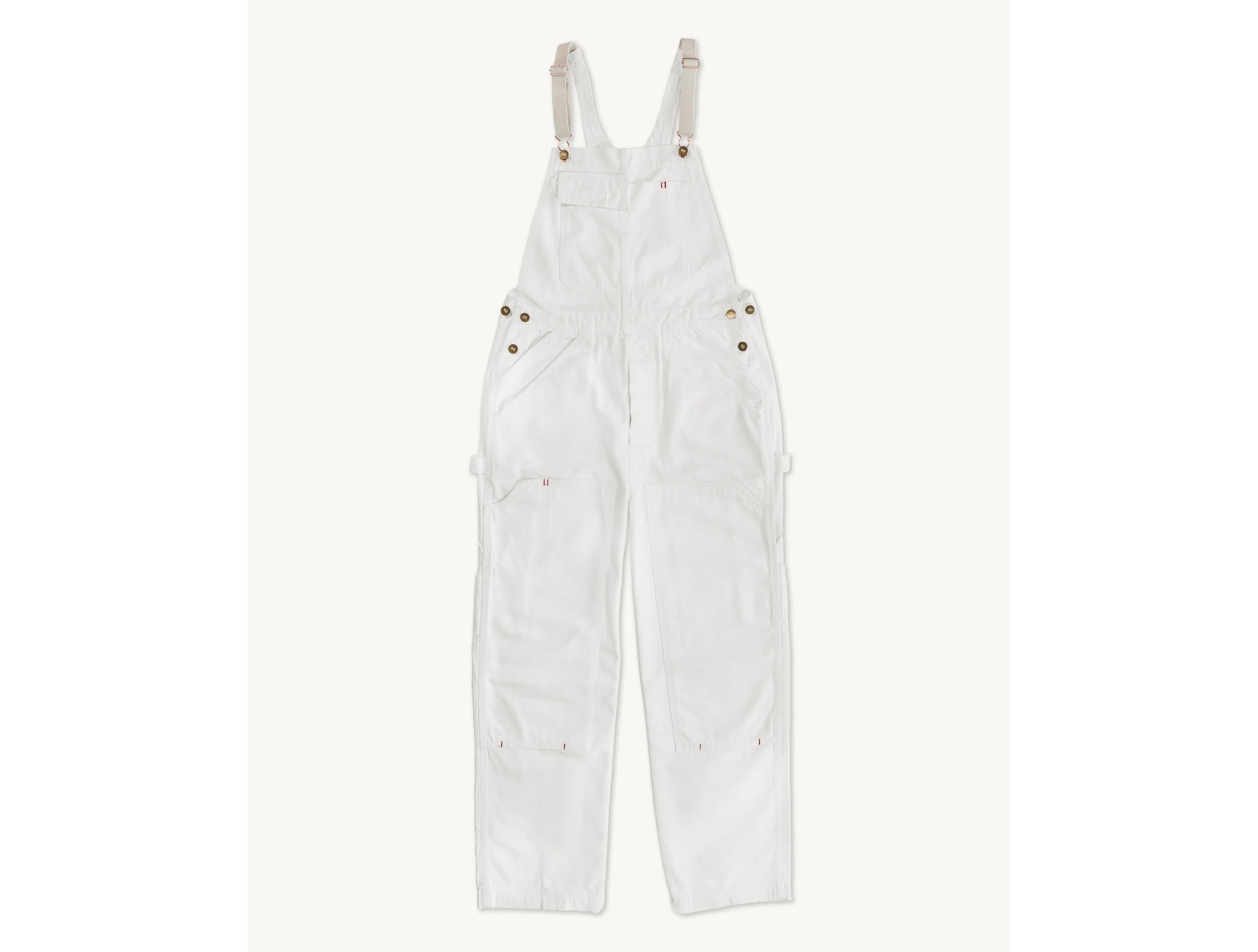 The Imperfects Dungarees in Raw Japanese Canvas