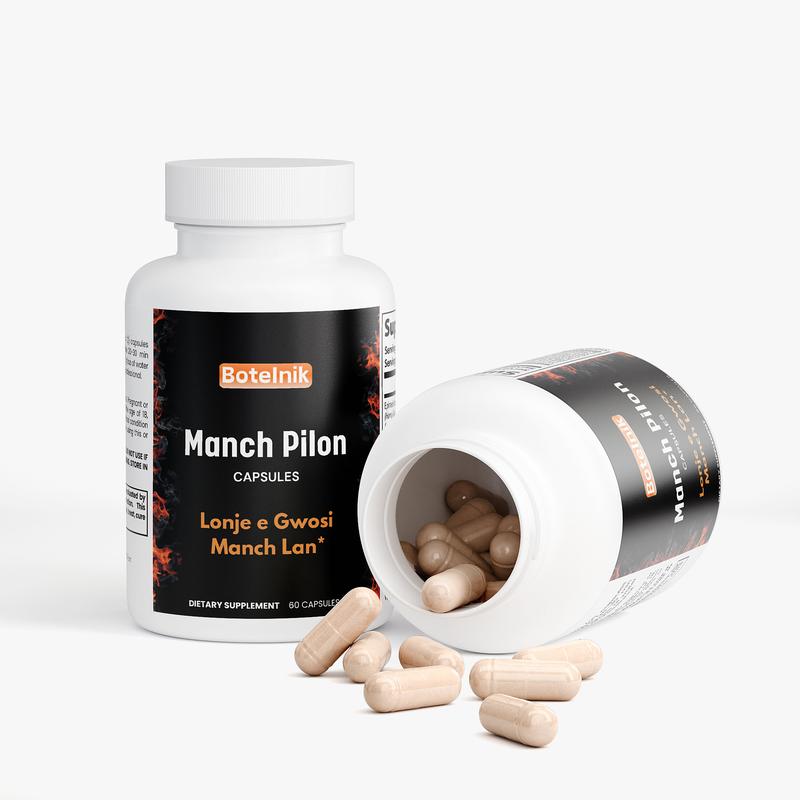 BoteInit Manch Pilon Dietary Supplement 60 Tablets United States of America Enhances Energy & Improves Nutrient Absorption