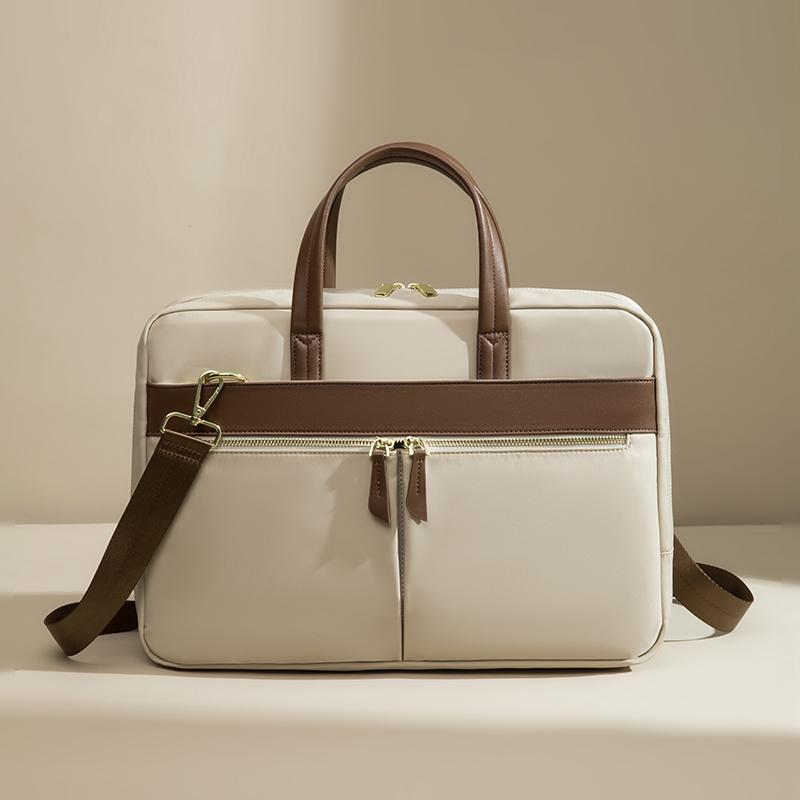 Waterproof 16-inch Laptop Bag with Suitcase Fastening Strap Commuter Tote for Office Use Compatible with MacBook Pro Ultra-Large Capacity Shockproof Insulating Layer Multi-Compartment Storage Waterproof 16-inch Laptop Bag with Suitcase Fastening Strap Commuter Tote for Office Use Compatible with MacBook Pro Ultra-Large Capacity Shockproof Insulating Layer Multi-Compartment Storage