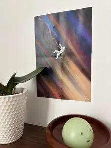 Project Hail Mary Cinematic Landscape Poster - Epic Sci-Fi Space Horizon Wall Art - Hard Science Fiction High-Resolution Movie Print - Interstellar Galaxy Landscape Home Decor