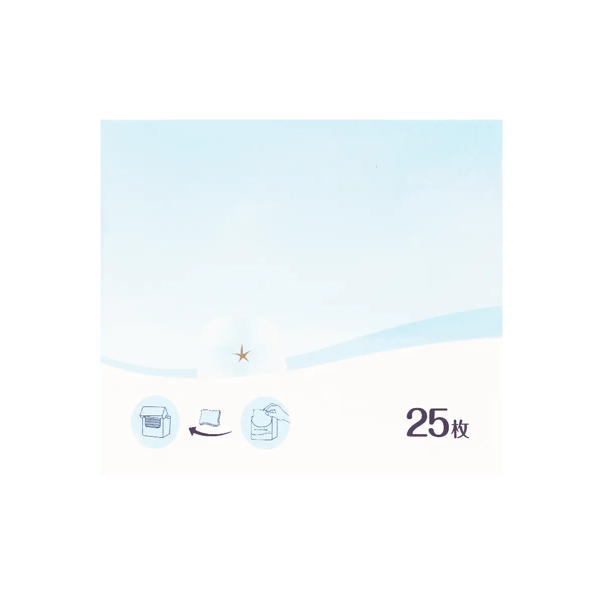 ITO Japan Facial Cleansing Towelettes - Thickened, Durable, Lint-Free Cotton Tissues for Face Washing - 25 Count Box, Wet & Dry Use